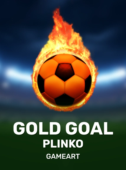 Gold Goal Plinko game tile